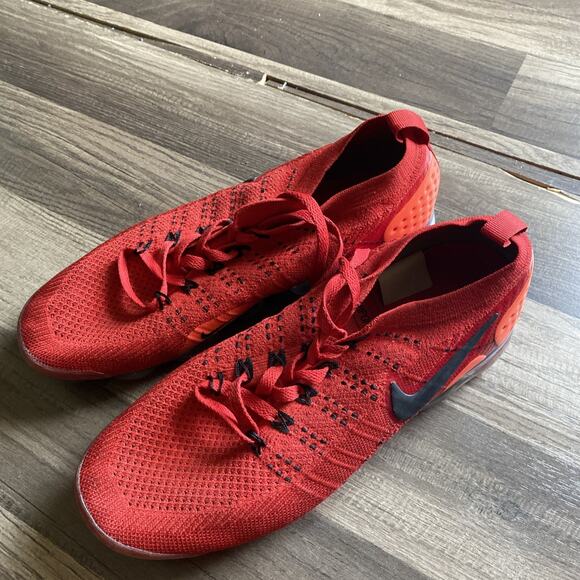 Nike Air VaporMax 2 Flyknit Red Orbit 2018 Spider-Man Red Men’s Sneaker Size 11 main image 5